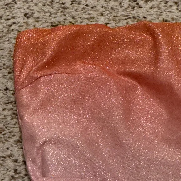 Zimmerman | Golden Metallic Bandeau Belted Swimsuit | Ombrè | Size: 8-10 - Picture 16 of 16